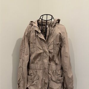 LOFT Utility Jacket in Taupe